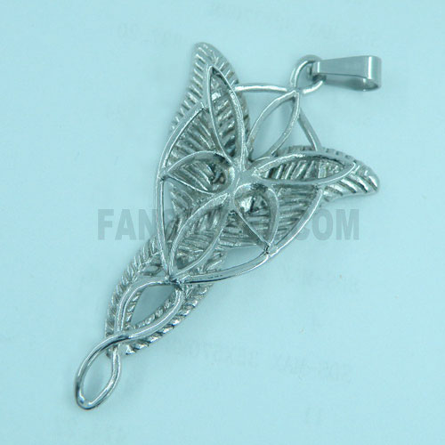 FSP15W07 flower on the leaf pendant 